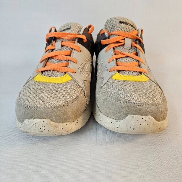 Skechers Mens Size 9.5 Skechex Vert Crest Cross Training Shoes Gray Suede 52978 - Picture 2 of 9